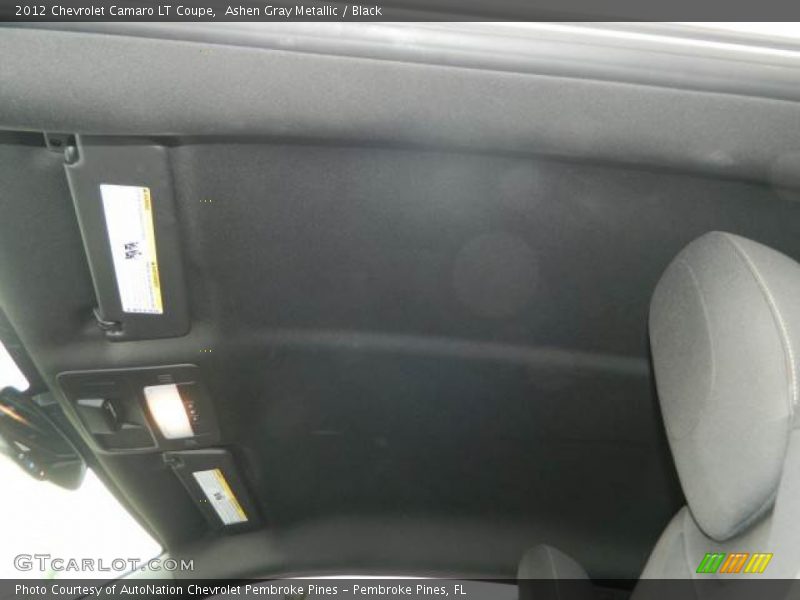 Ashen Gray Metallic / Black 2012 Chevrolet Camaro LT Coupe