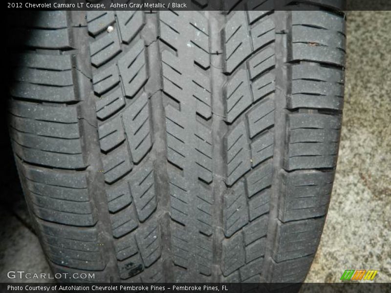 Ashen Gray Metallic / Black 2012 Chevrolet Camaro LT Coupe