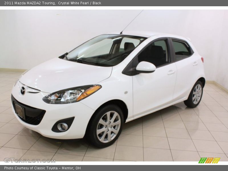 Crystal White Pearl / Black 2011 Mazda MAZDA2 Touring