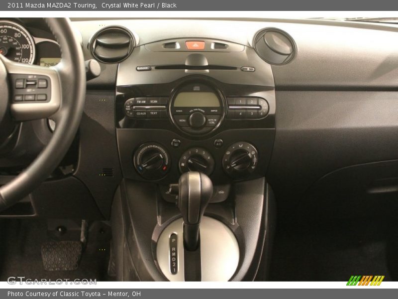 Crystal White Pearl / Black 2011 Mazda MAZDA2 Touring