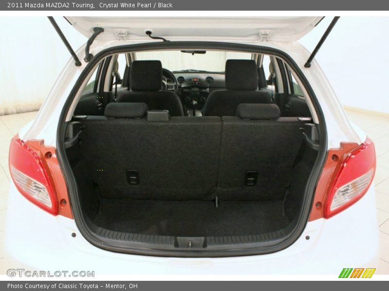 Crystal White Pearl / Black 2011 Mazda MAZDA2 Touring