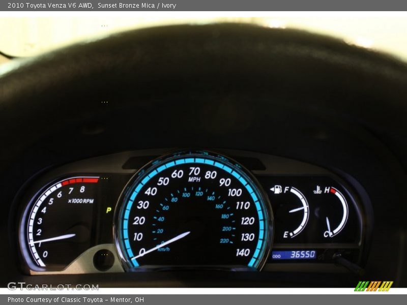 Sunset Bronze Mica / Ivory 2010 Toyota Venza V6 AWD