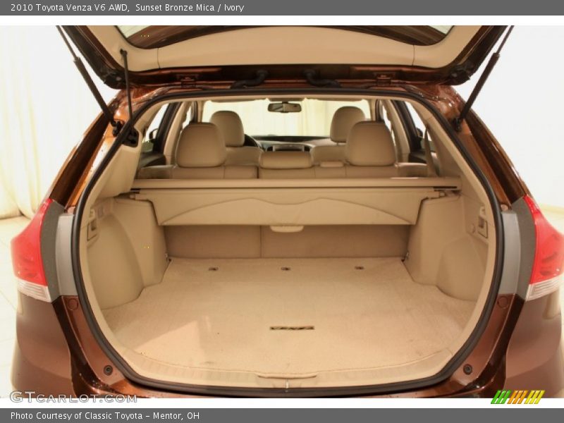 Sunset Bronze Mica / Ivory 2010 Toyota Venza V6 AWD