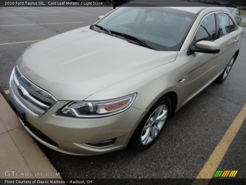 Gold Leaf Metallic / Light Stone 2010 Ford Taurus SEL