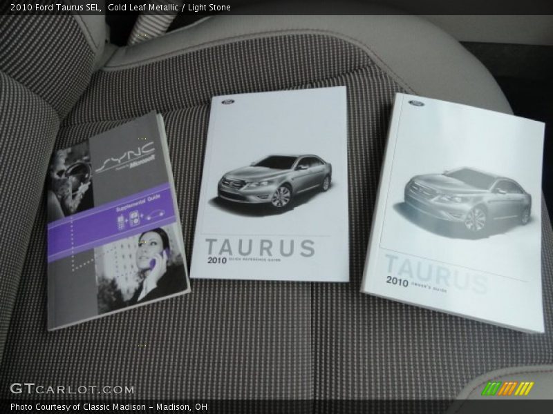 Gold Leaf Metallic / Light Stone 2010 Ford Taurus SEL