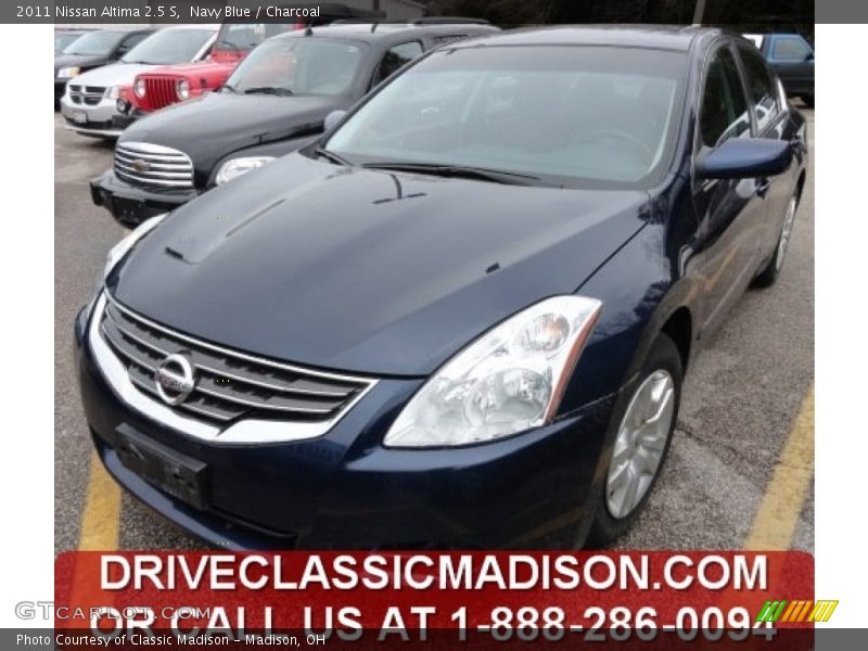 Navy Blue / Charcoal 2011 Nissan Altima 2.5 S