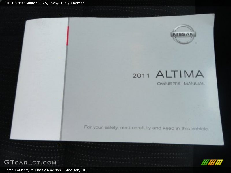 Navy Blue / Charcoal 2011 Nissan Altima 2.5 S