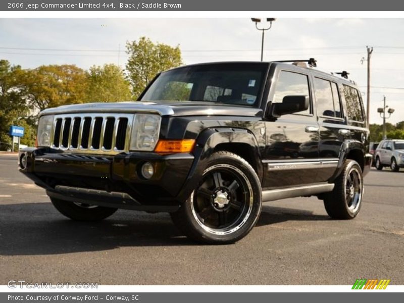 Black / Saddle Brown 2006 Jeep Commander Limited 4x4