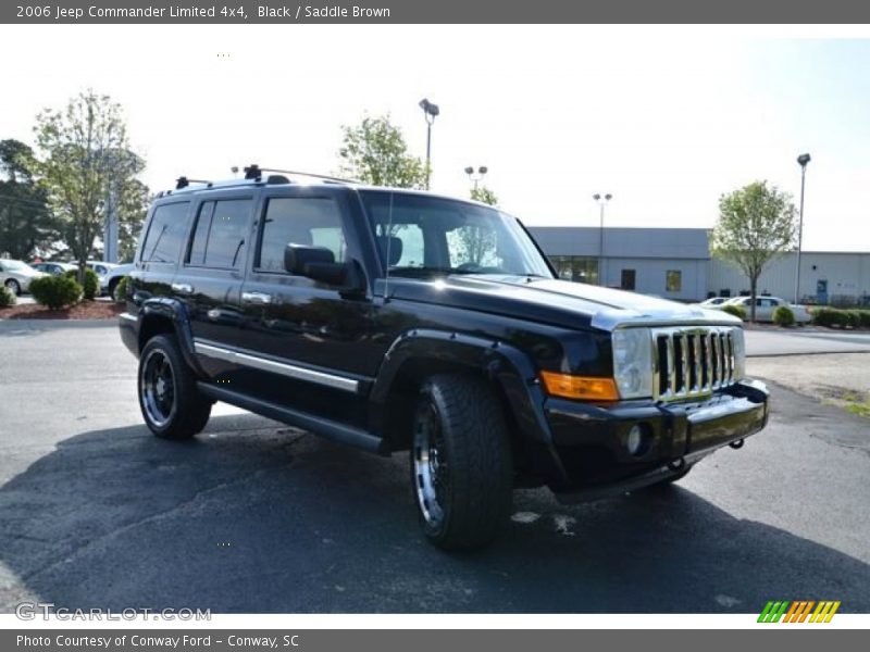 Black / Saddle Brown 2006 Jeep Commander Limited 4x4