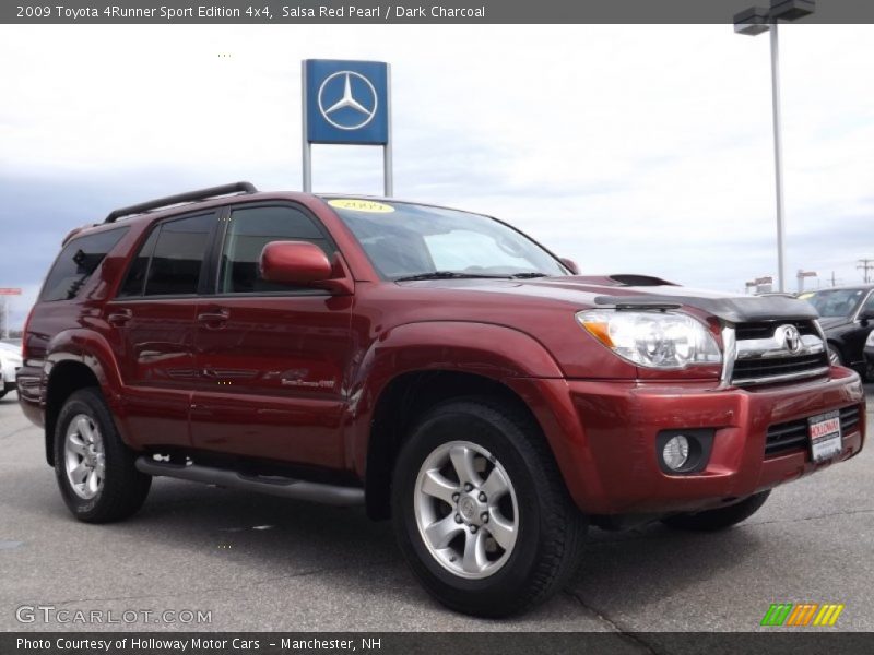 Salsa Red Pearl / Dark Charcoal 2009 Toyota 4Runner Sport Edition 4x4