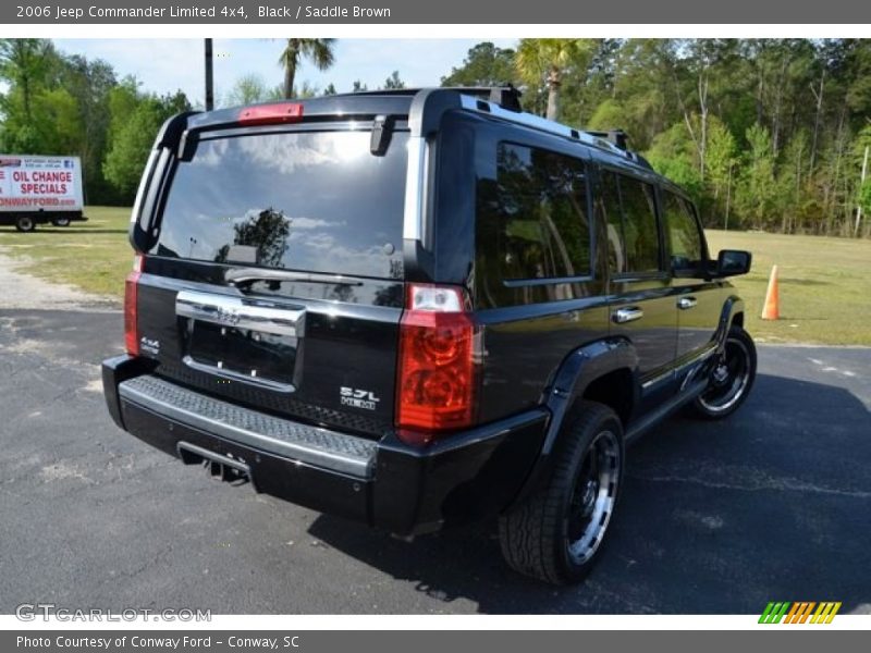 Black / Saddle Brown 2006 Jeep Commander Limited 4x4