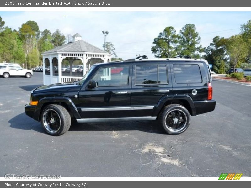 Black / Saddle Brown 2006 Jeep Commander Limited 4x4