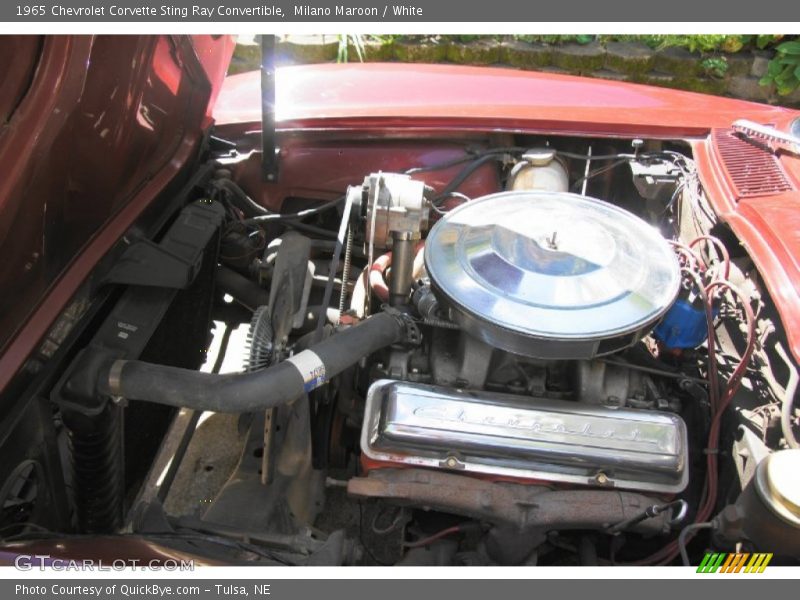  1965 Corvette Sting Ray Convertible Engine - 327 cid 365 hp V8