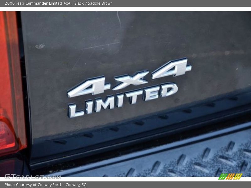 Black / Saddle Brown 2006 Jeep Commander Limited 4x4