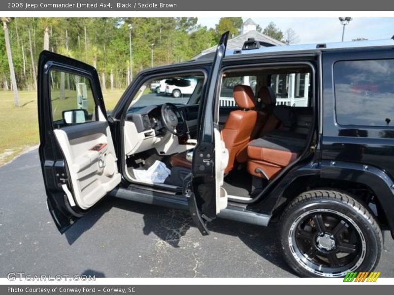Black / Saddle Brown 2006 Jeep Commander Limited 4x4