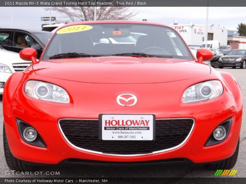 True Red / Black 2011 Mazda MX-5 Miata Grand Touring Hard Top Roadster