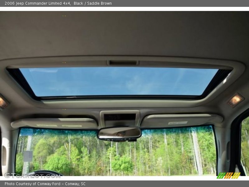 Black / Saddle Brown 2006 Jeep Commander Limited 4x4