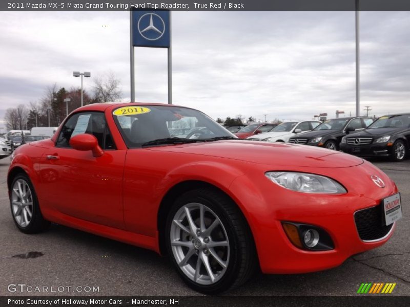 True Red / Black 2011 Mazda MX-5 Miata Grand Touring Hard Top Roadster
