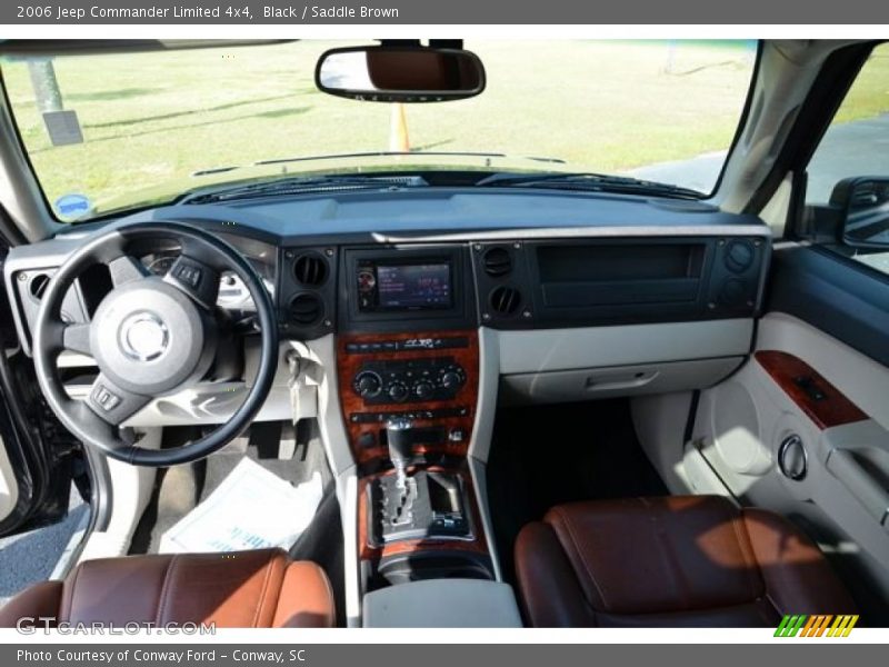 Black / Saddle Brown 2006 Jeep Commander Limited 4x4