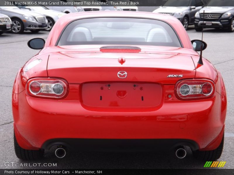 True Red / Black 2011 Mazda MX-5 Miata Grand Touring Hard Top Roadster