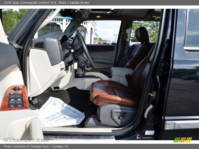 Black / Saddle Brown 2006 Jeep Commander Limited 4x4