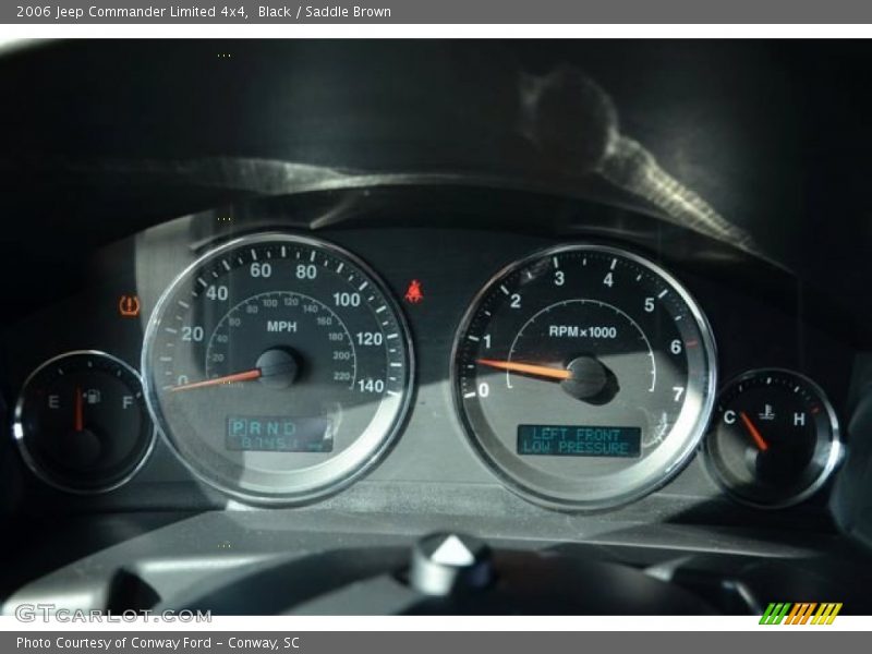 Black / Saddle Brown 2006 Jeep Commander Limited 4x4
