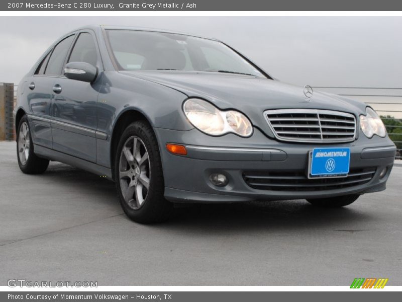 Granite Grey Metallic / Ash 2007 Mercedes-Benz C 280 Luxury