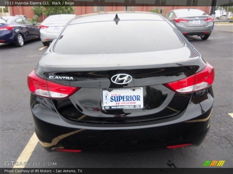 Black / Beige 2013 Hyundai Elantra GLS