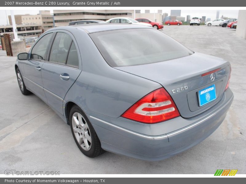 Granite Grey Metallic / Ash 2007 Mercedes-Benz C 280 Luxury