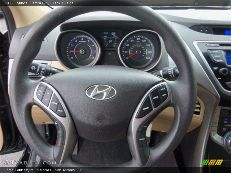Black / Beige 2013 Hyundai Elantra GLS
