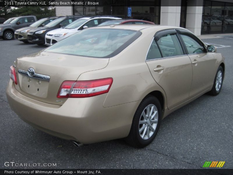 Sandy Beach Metallic / Bisque 2011 Toyota Camry XLE