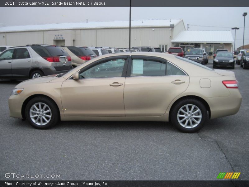 Sandy Beach Metallic / Bisque 2011 Toyota Camry XLE