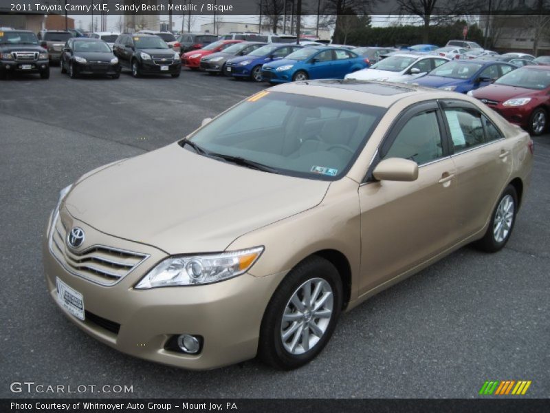 Sandy Beach Metallic / Bisque 2011 Toyota Camry XLE