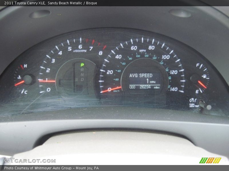 Sandy Beach Metallic / Bisque 2011 Toyota Camry XLE