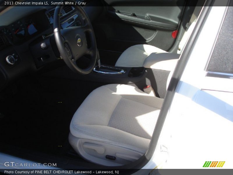Summit White / Gray 2013 Chevrolet Impala LS