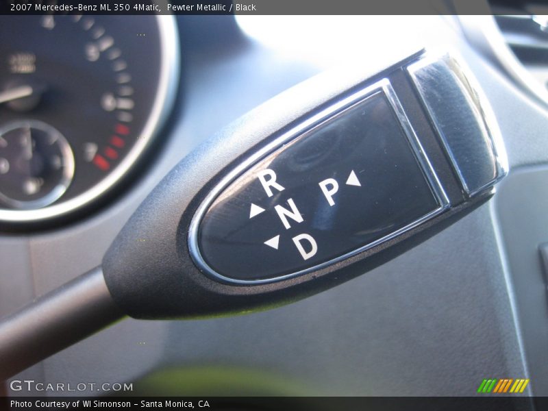 Pewter Metallic / Black 2007 Mercedes-Benz ML 350 4Matic