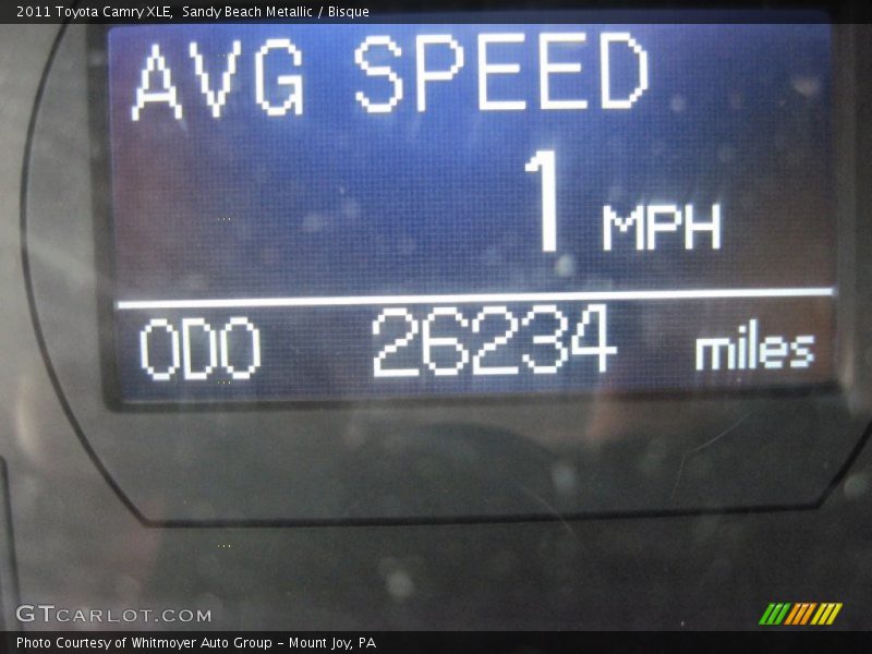 Sandy Beach Metallic / Bisque 2011 Toyota Camry XLE