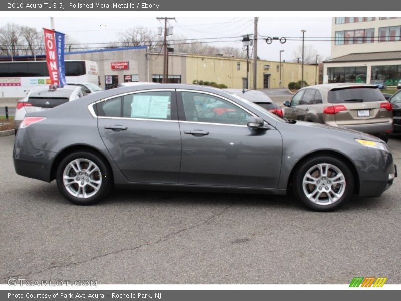 Polished Metal Metallic / Ebony 2010 Acura TL 3.5