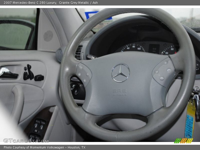 Granite Grey Metallic / Ash 2007 Mercedes-Benz C 280 Luxury