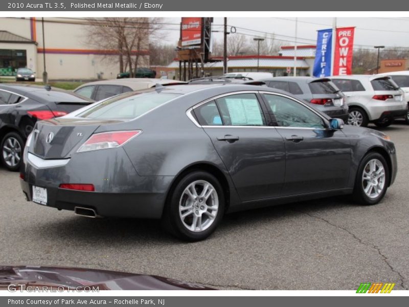 Polished Metal Metallic / Ebony 2010 Acura TL 3.5