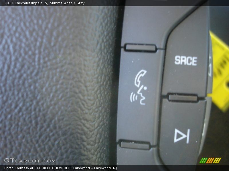 Summit White / Gray 2013 Chevrolet Impala LS