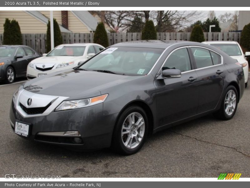 Polished Metal Metallic / Ebony 2010 Acura TL 3.5