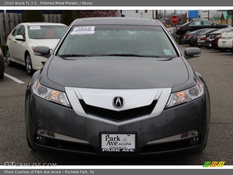 Polished Metal Metallic / Ebony 2010 Acura TL 3.5
