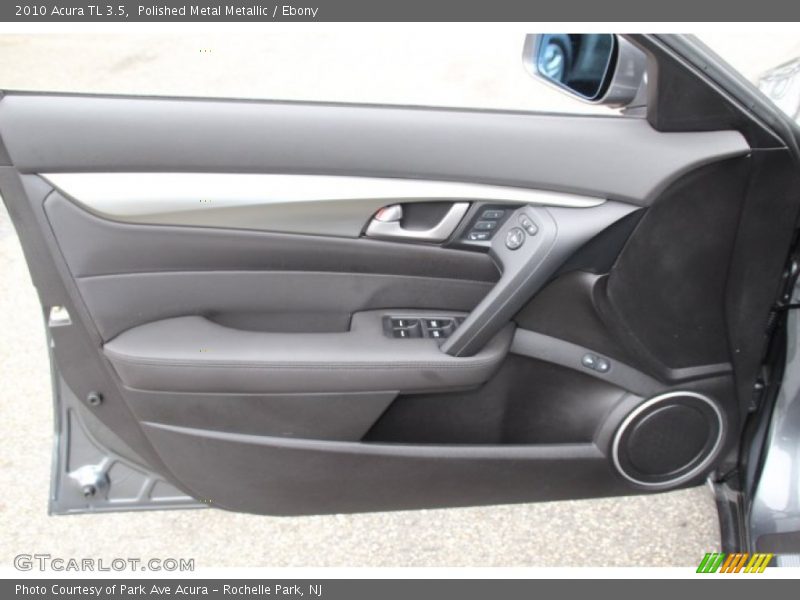Polished Metal Metallic / Ebony 2010 Acura TL 3.5