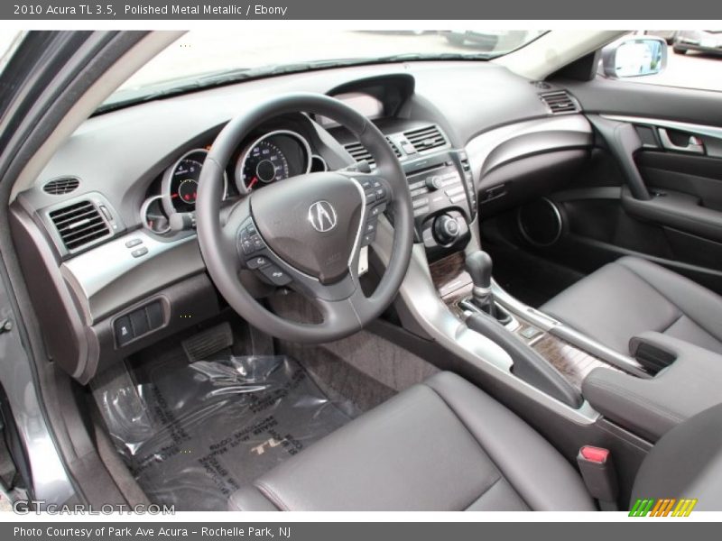 Polished Metal Metallic / Ebony 2010 Acura TL 3.5