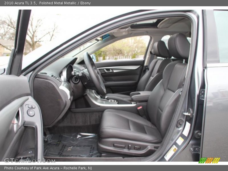 Polished Metal Metallic / Ebony 2010 Acura TL 3.5