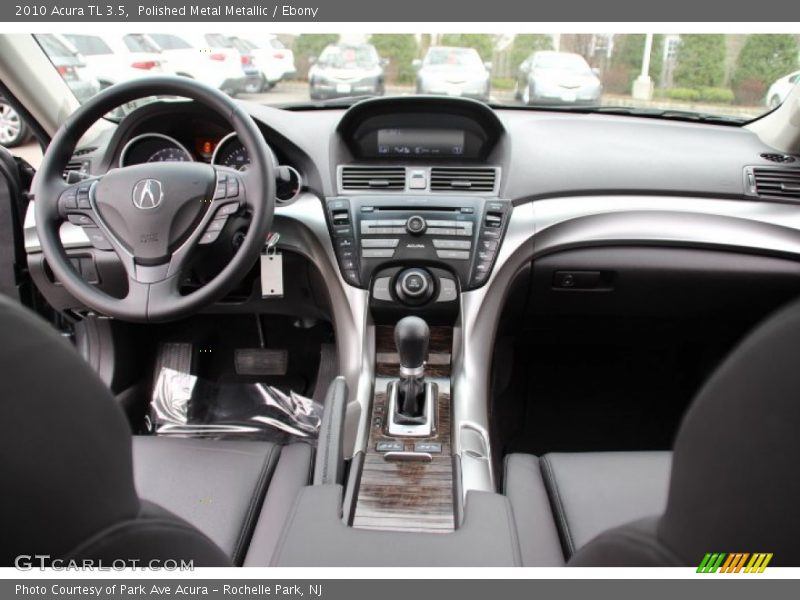 Polished Metal Metallic / Ebony 2010 Acura TL 3.5