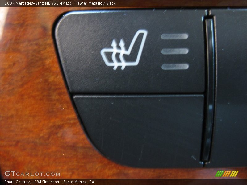 Pewter Metallic / Black 2007 Mercedes-Benz ML 350 4Matic