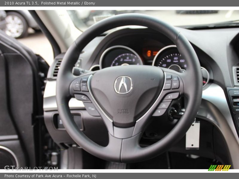 Polished Metal Metallic / Ebony 2010 Acura TL 3.5