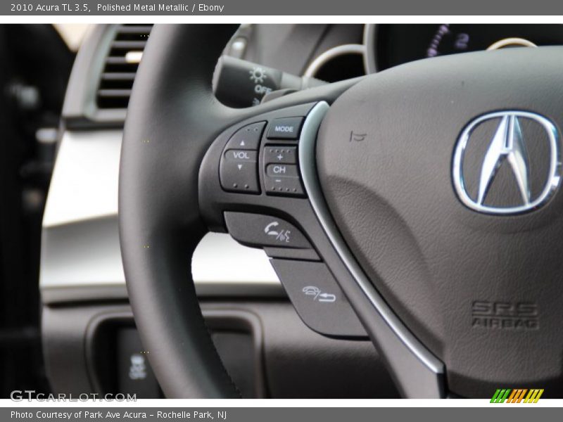Polished Metal Metallic / Ebony 2010 Acura TL 3.5